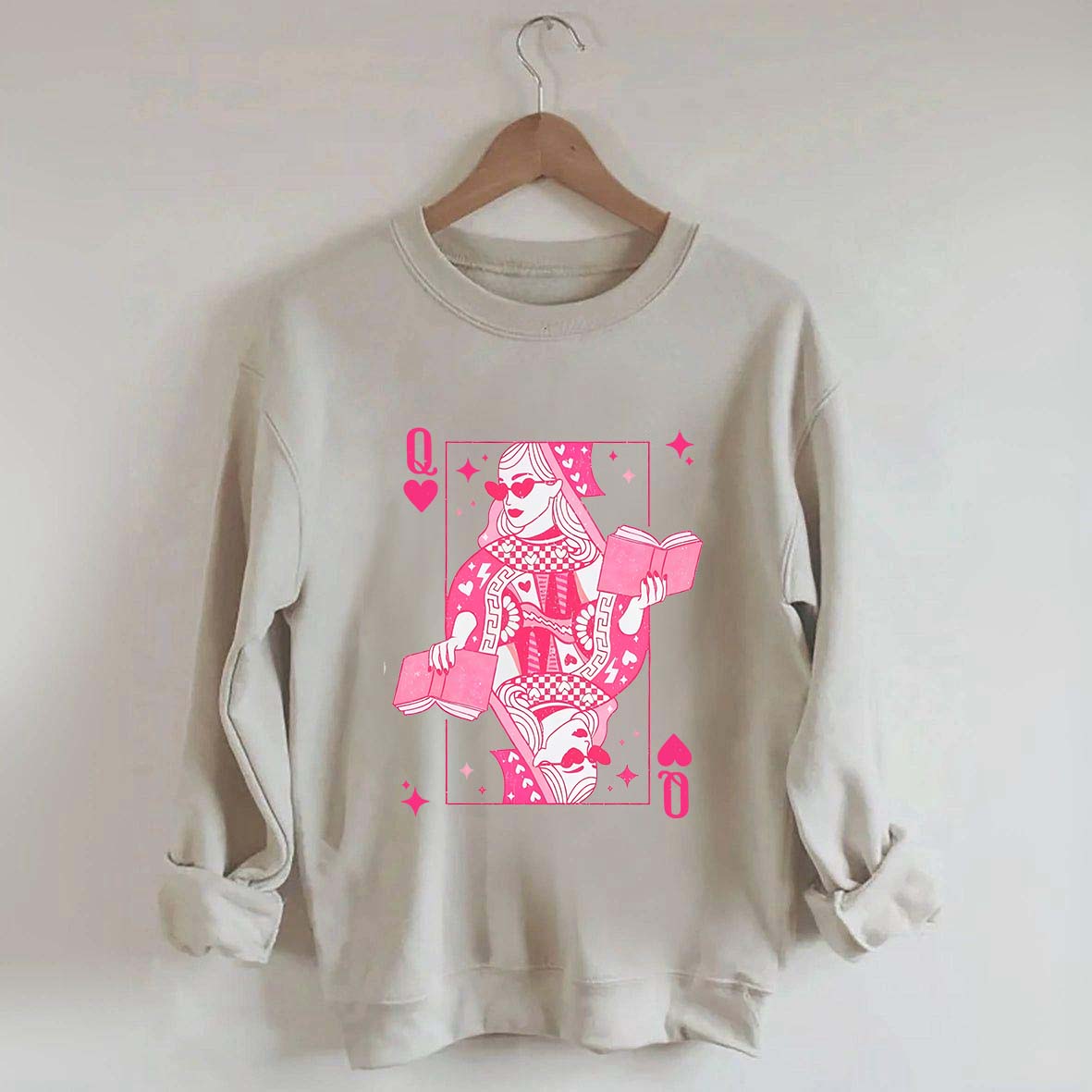 Retro Bookish Queen Sweatshirt