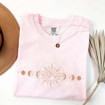 Celestial Comfort Colors Moon T-Shirt