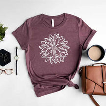 Dahlia Flower Spring Season Lover T-Shirt