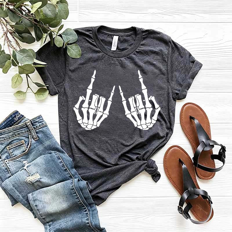 Skeleton Hand Rock and Roll T-Shirt
