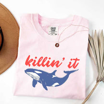 'Killin' It' Whale T-Shirt