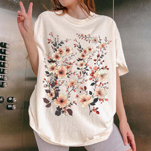 Gardening Fairycore Pressed Wildflower Cottagecore T-Shirt