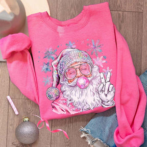 Retro Santa Bubblegum Sweatshirt