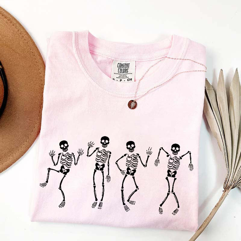 Comfort Colors Minimalist Dancing Skeleton T-Shirt