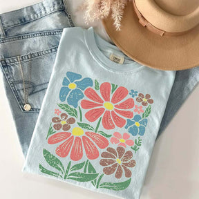 Boho Daisy Flower Wildflower Gardener Trendy T-Shirt