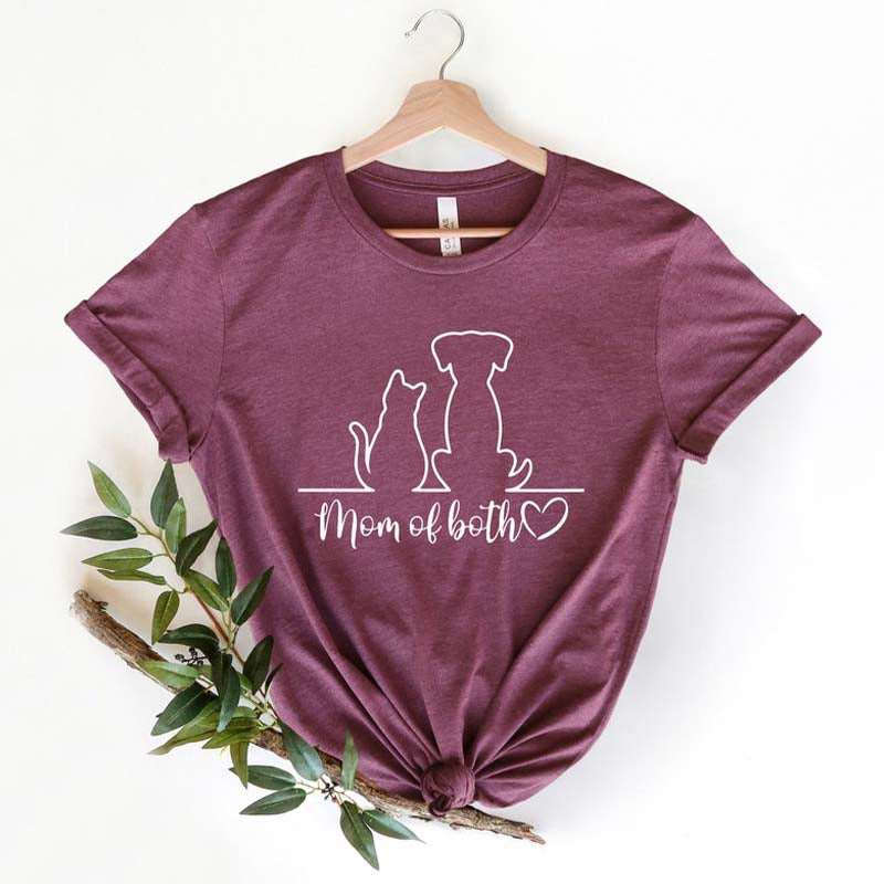 Mom Of Both Dog And Cat T-Shirt