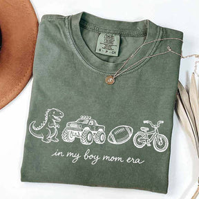 In My Boy Mom Era Football Monster Truck T-Shirt