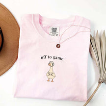 Off To Game Goose Mothers T-Shirt