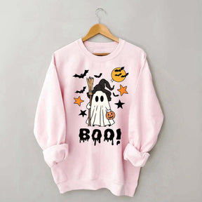 Halloween Boo Ghost Spooky Fall Sweatshirt