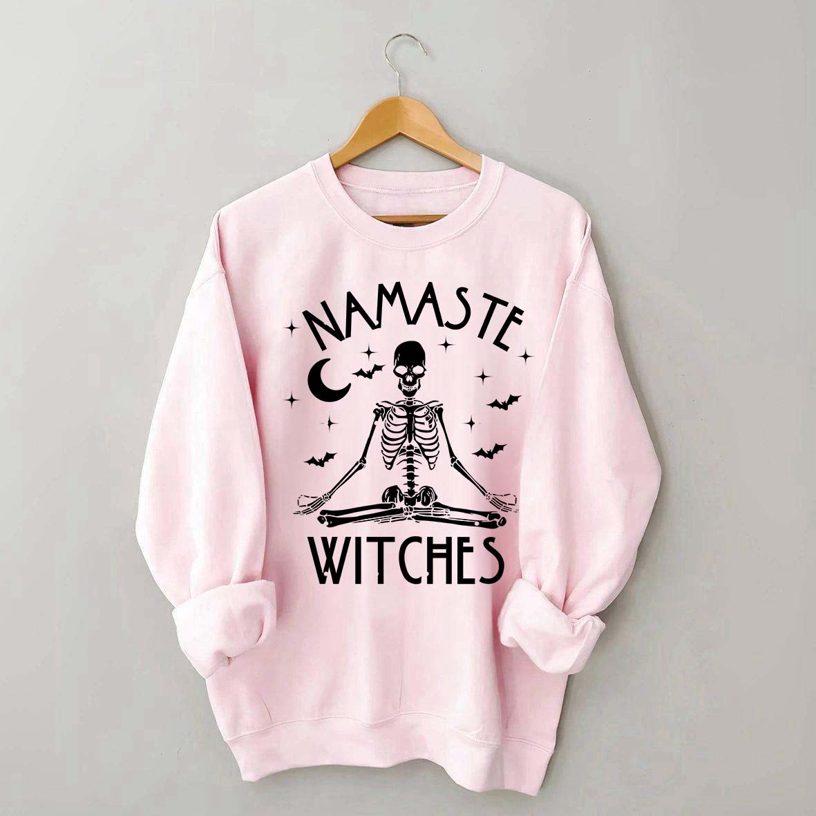 Namaste Witches Skeleton Yoga Sweatshirt