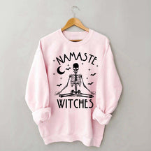 Namaste Witches Skeleton Yoga Sweatshirt