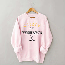 Hockey is My Favorite Season Simple Sweatshirt