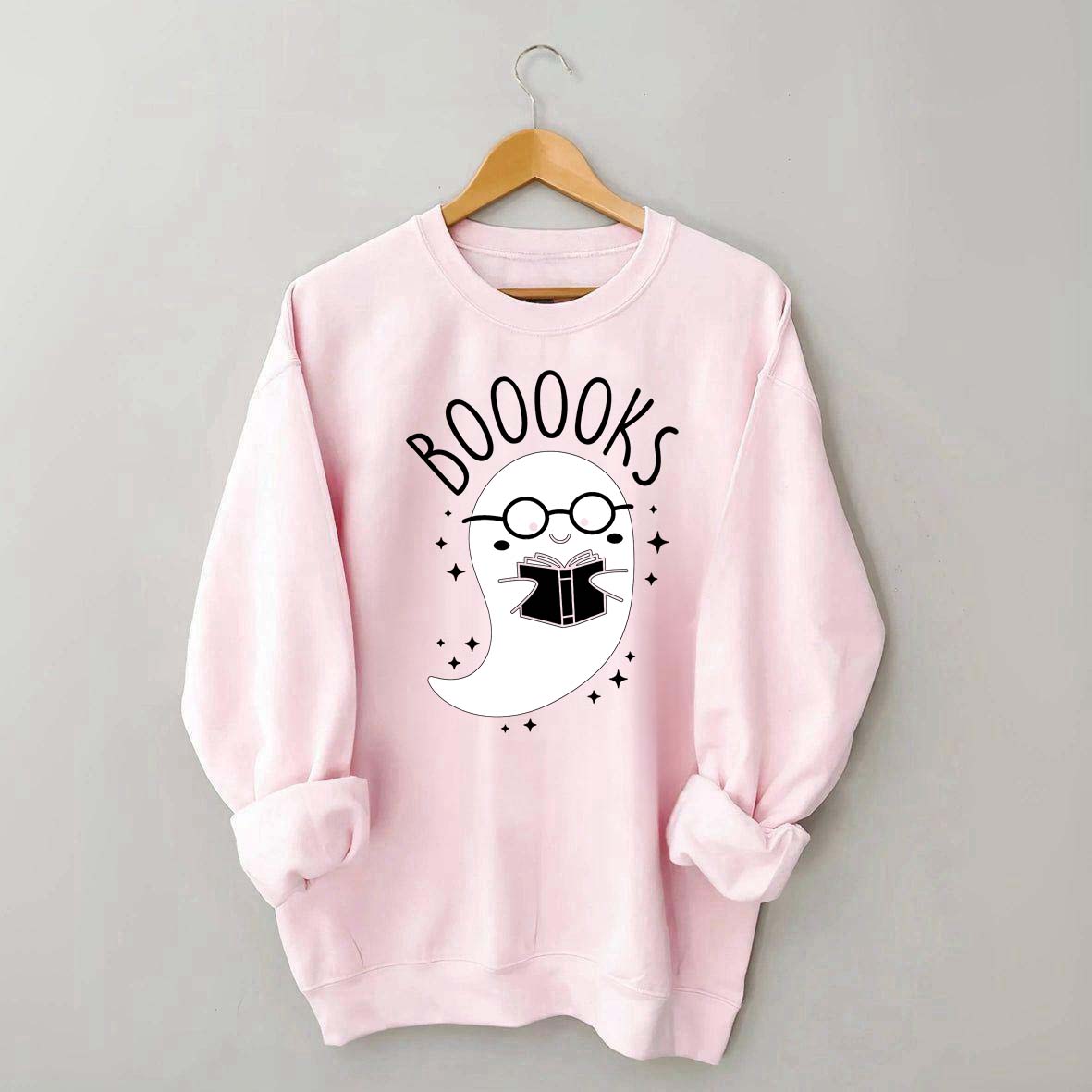 Cute Ghost Booooks Sweatshirt