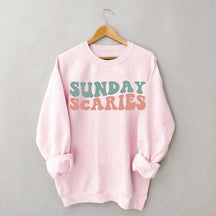 Retro Christmas Sunday Scaries Sweatshirt