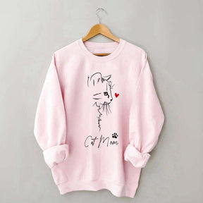 Cat Mama Cute Sweatshirt