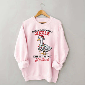 Funny Sarcastic Christmas Goose Sweatshirt