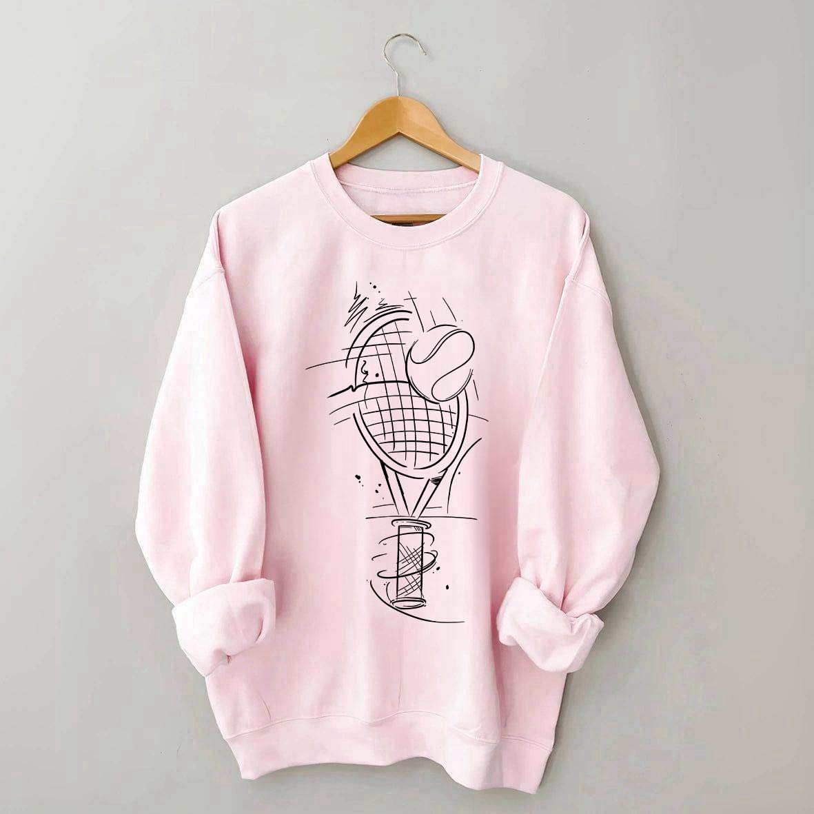 Minimalist Tennis Lover Sweatshirt