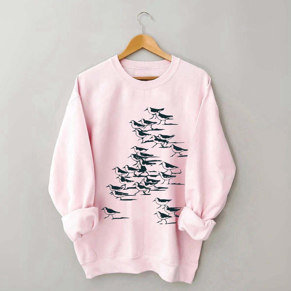 Birdwatching Vintage Shorebirds Sweatshirt