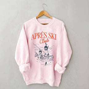 Retro Ski Lodge Sweatshirt
