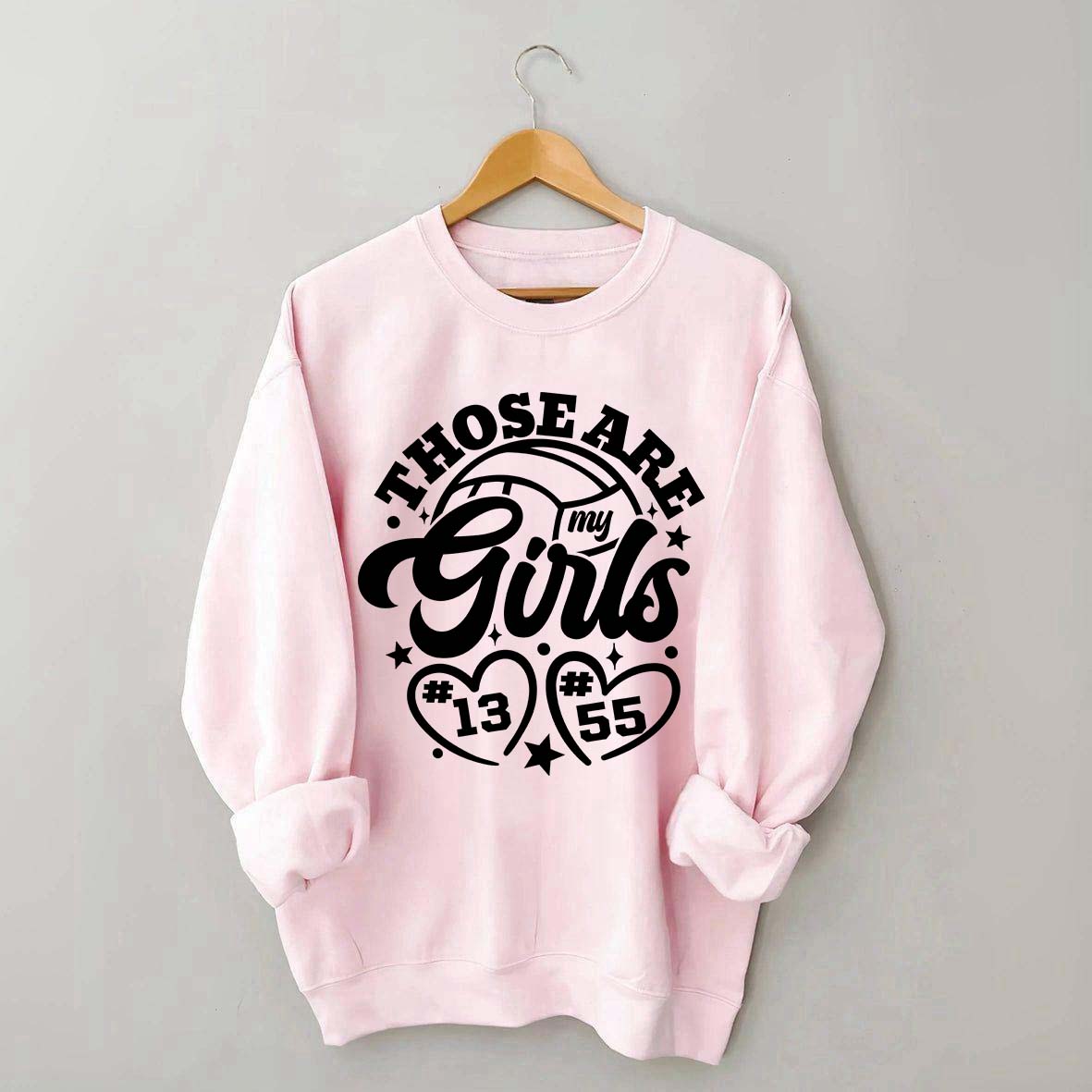 Personalized Volleyball Those Are My Girls Sweatshirt