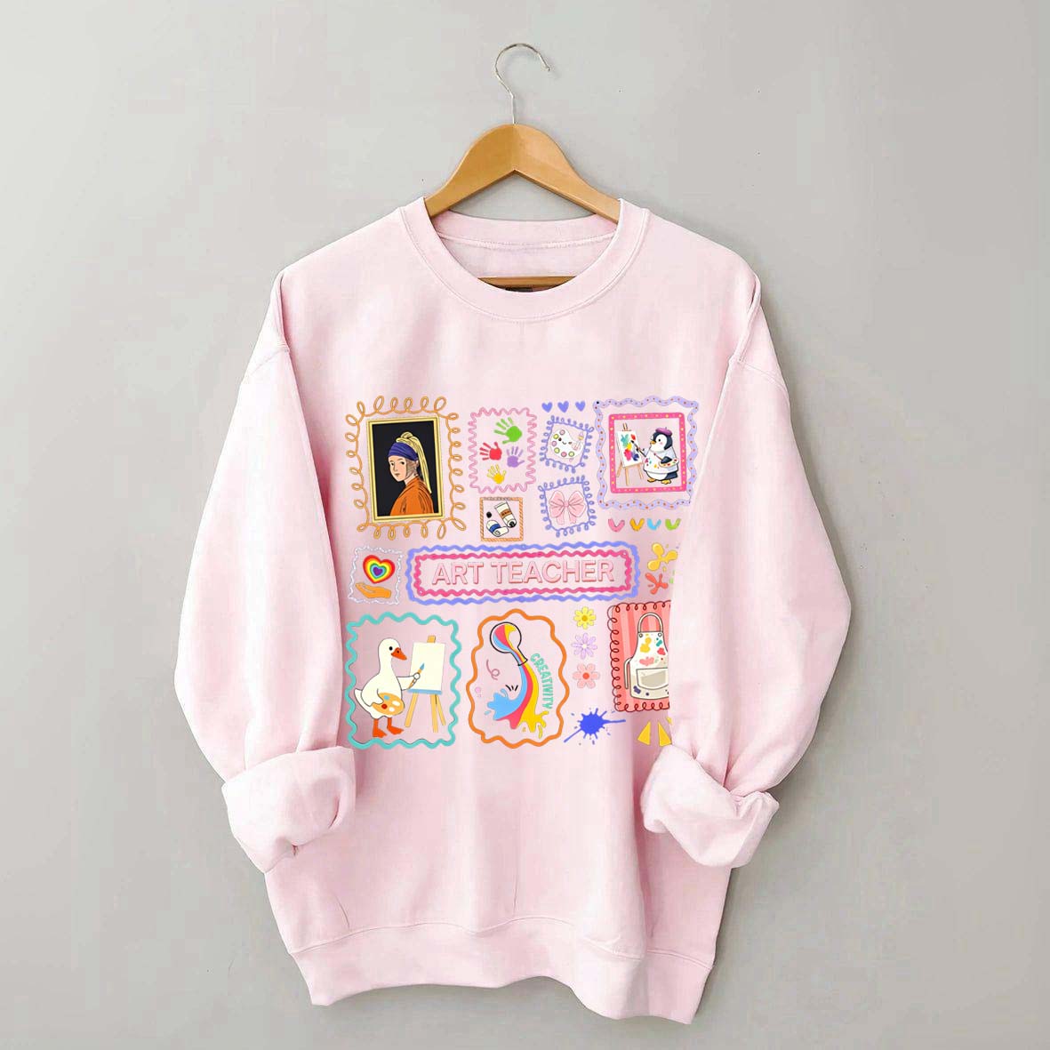 Funny Art Teacher Sweatshirt