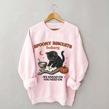 Kitty Biscuits Vintage Baking Pumpkin Sweatshirt