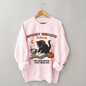 Kitty Biscuits Vintage Baking Pumpkin Sweatshirt