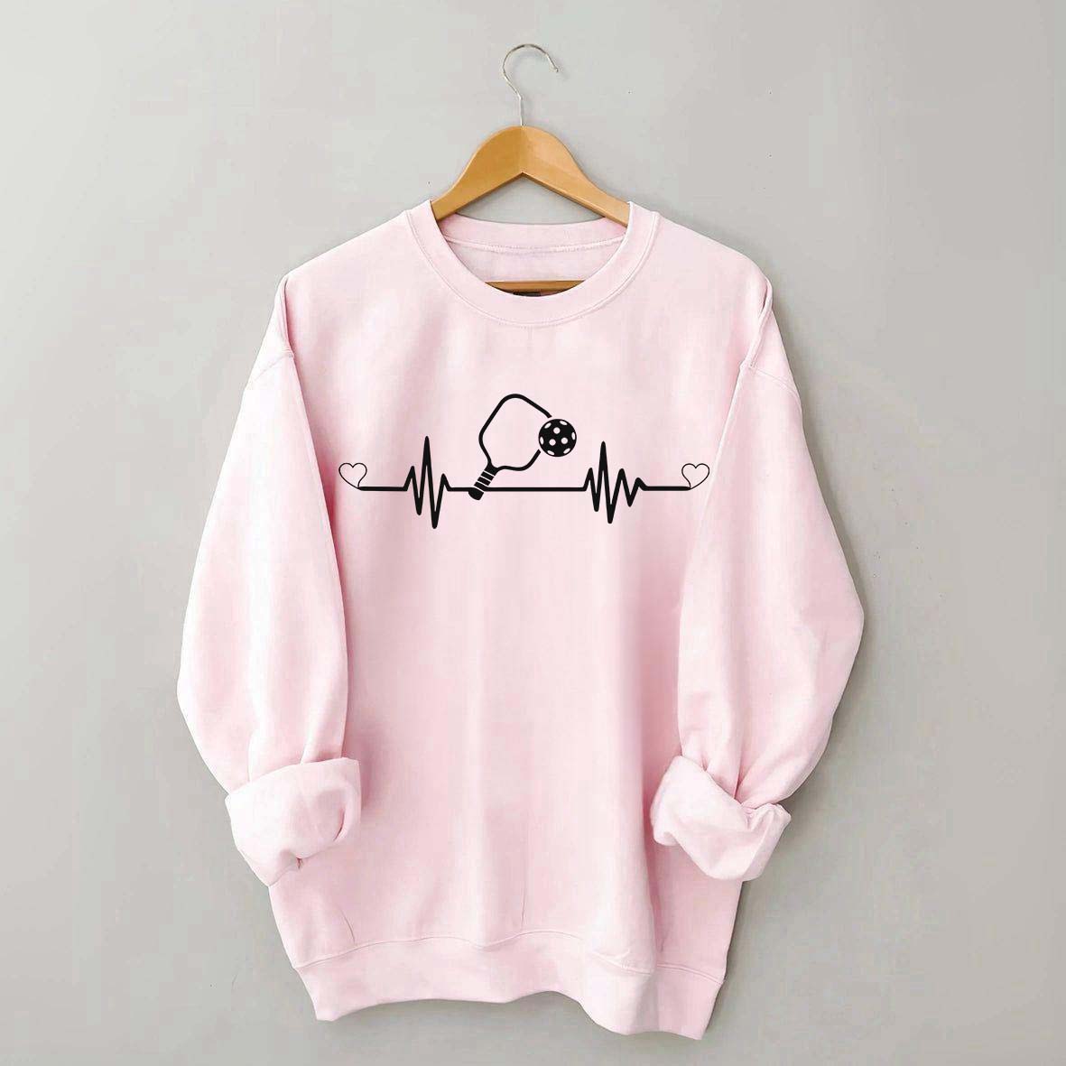 Pickleball Heartbeat Sweatshirt