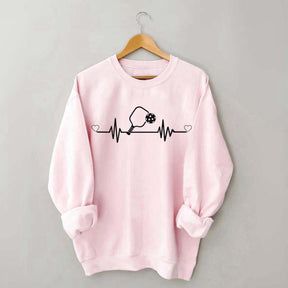 Pickleball Heartbeat Sweatshirt