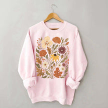 Autumn Floral Vintage Botanical Sweatshirt