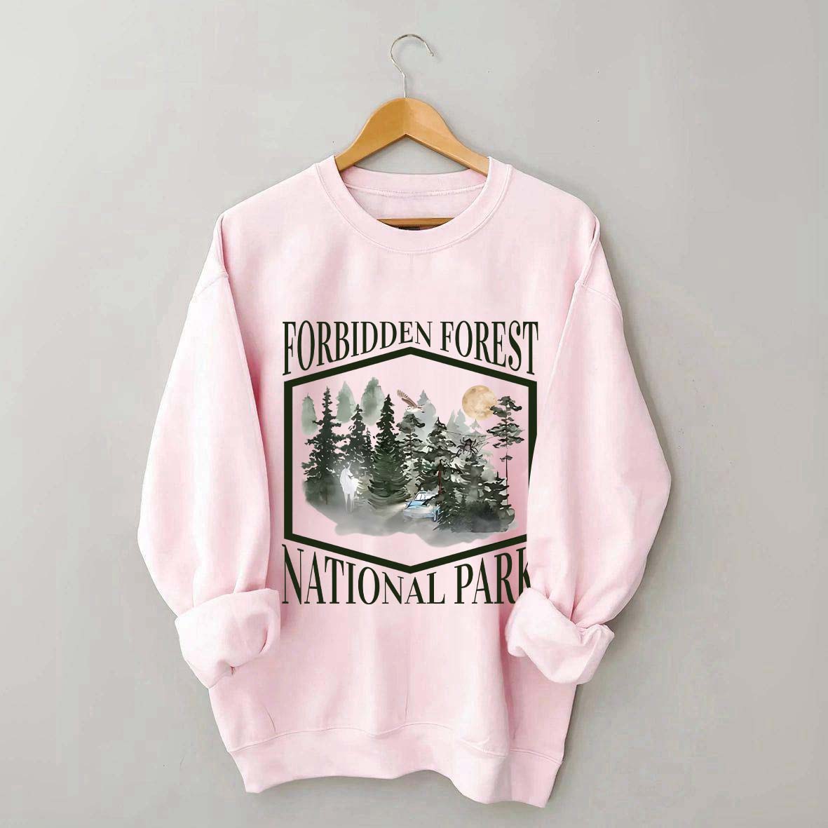 Retro Funny Forbidden Forest National Park Wizarding World Sweatshirt