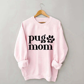 Pug Mom Minimalist Sweatshirt