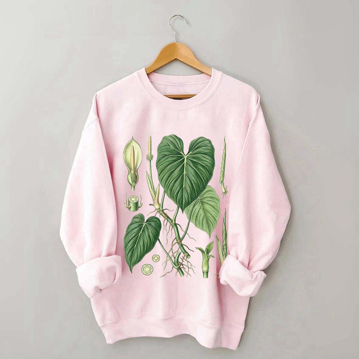 Philodendron Vintage Plant Anatomy Sweatshirt