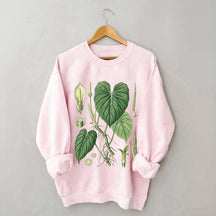 Philodendron Vintage Plant Anatomy Sweatshirt
