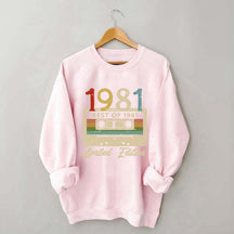 Audiotape And Letter Graphic Sweatshirt