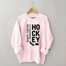 Personalized Hockey Mom Team Name Sweatshirt