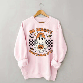 Funny No Diggity Bout To Bag It Up Sweatshirt