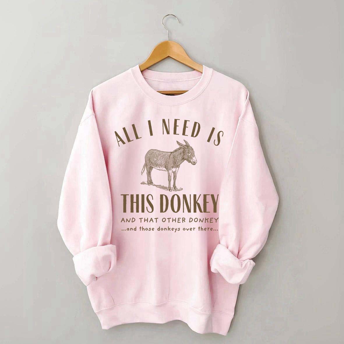 Funny Donkey Mom Mule Sweatshirt