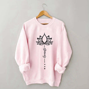 Namaste Floral Yoga Sweatshirt