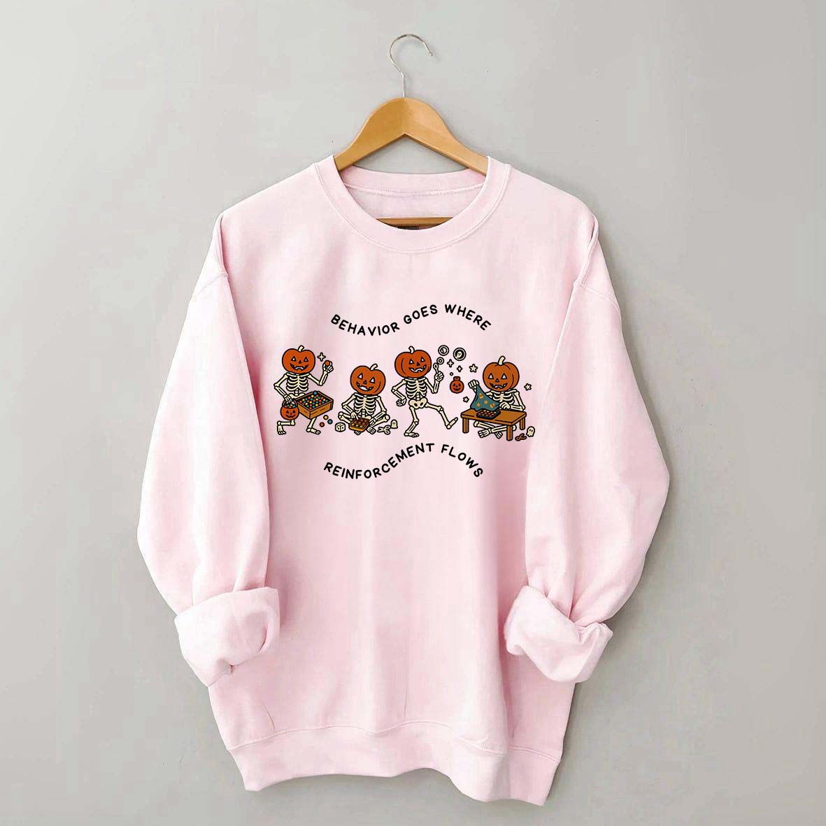 Behavior Reinforcement Skull Sweatshirt