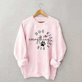 Dog Kisses Fix Everything Sweatshirt