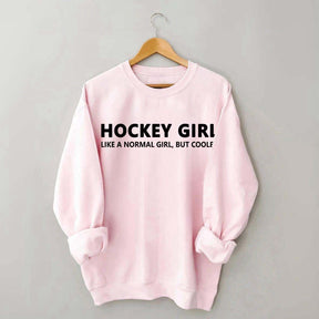 Ice Hockey Daughter Girl Sweatshirt