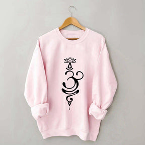 Breathe Symbol Yoga Sweatshirt