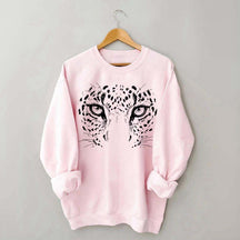 Comfort Colors Leopard Face Sweatshirt