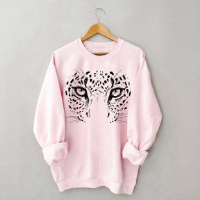 Comfort Colors Leopard Face Sweatshirt