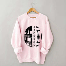 Personalized Football Season Mom Sweatshirt