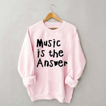 Music Is The Answer Cute Sweatshirt