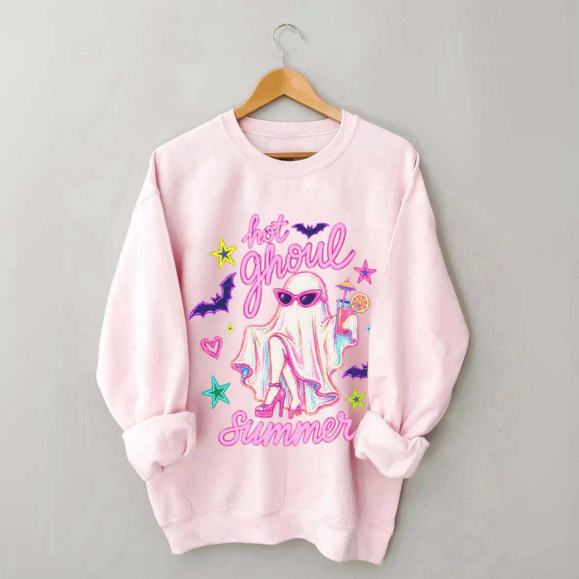 Hot Ghoul Summer Spooky Sweatshirt