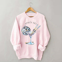 Womens Skiing Winter Sweatshirt