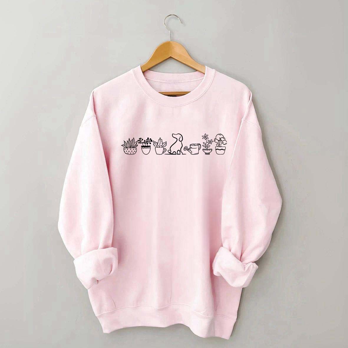Dogs and Plants Sweatshirt